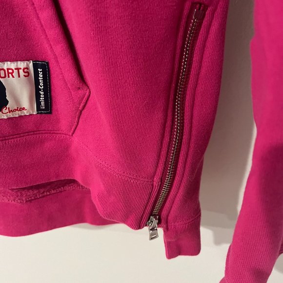 Bape A Bathing Ape Sports Pink Shark Hoodie two side zippers size Small - Picture 5 of 12